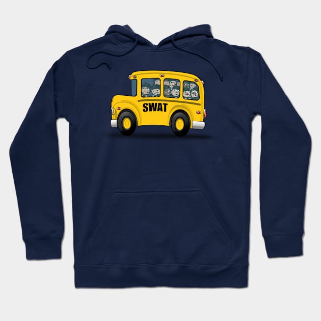 swat bus Hoodie by 752 Designs